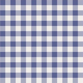 Gingham - blueberry