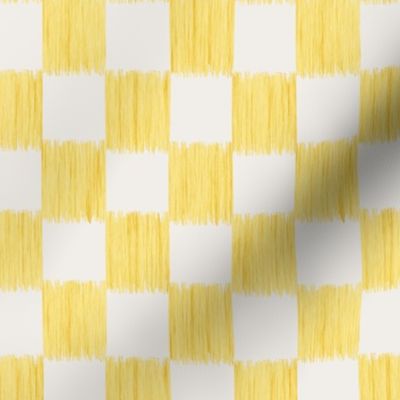 Ikat Check - sunshine