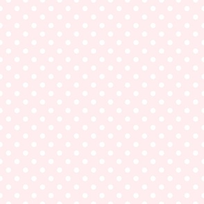 White Dots on Soft Pink 