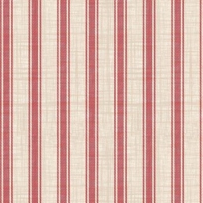 Ticking Stripe - berry