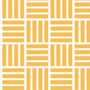 Marine-Life-Stripe-Check_Small_Banana-Yellow_Hufton-Studio