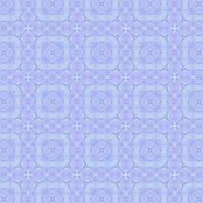 Periwinkle and Powder Blue Geometric Pattern