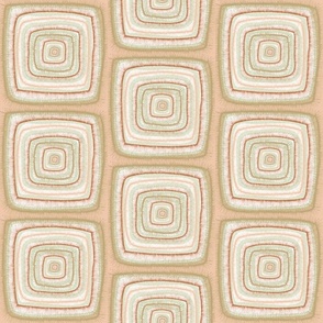 Square Flare in blush rose