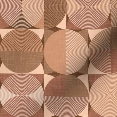 ( S ) terracotta circles