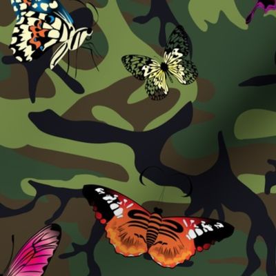 butterfly camouflage camo