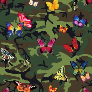 butterfly camouflage camo
