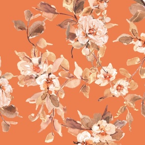 Romantic Serenade Floral Blooms- Sweet Apricot