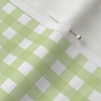 Gingham green check