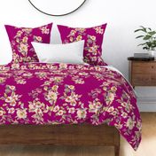 Romantic Serenade Floral Blooms - Magenta