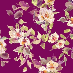 Romantic Serenade Floral Blooms - Wild Orchid 