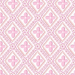 sweet diamond geometric/pink