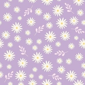  Vintage purple daisy