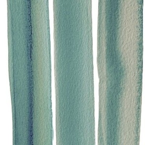 Large sage green Stripes / watercolor