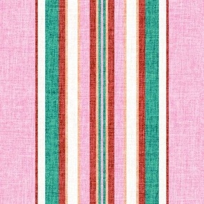 Maggie Plaid pink red  green LARGE SCALE