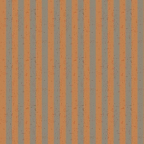 Textured Stripes in Grey and Burnt Orange