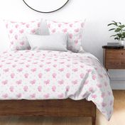 Pink Butterfly Polka Dots