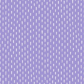 Mini Stitches - Dashed Lines in Lilac and Light Blue - Stripes Blender Print - Small