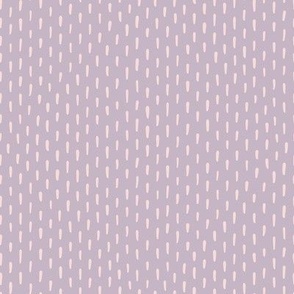 Mini Stitches - Dashed Lines in Gray and Cream - Stripes Blender Print - Small