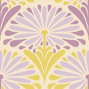 1920s-daisy-flowers-in-soft-pastel-kitschy-1950s--purple-green---XL-jumbo