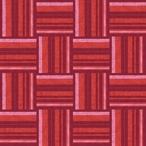 small Basket_weave-pink