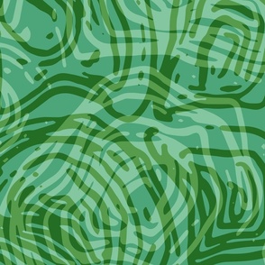 Tonal ripples of ocean water:  green