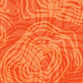 Tonal ripples of ocean water: orange