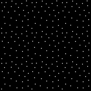 black and white scatter dots