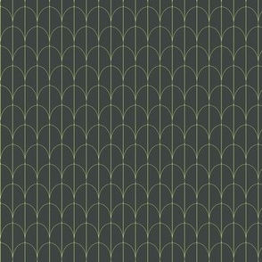 Japonica: Divided Oval Scales on Warm Gray