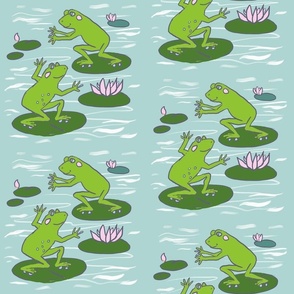 rollerskating frogs