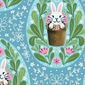 Easter Bunny Rabbit wallpaper scale