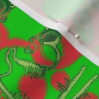 "Red & Green Zig Zag"