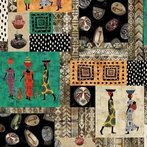 Tribal Patchwork. From Africa