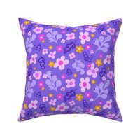 Vibrant purple flowers