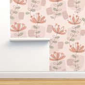 minimal fleur wallpaper scale