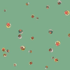 Cupcake Cuties - Green Mini Scatter