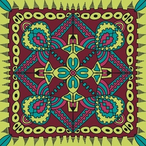 African Tribal Ankara batik