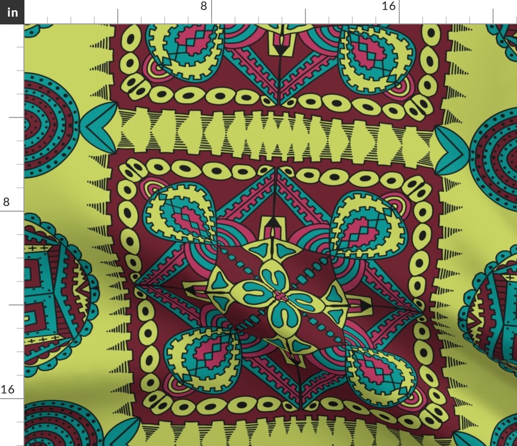 African Tribal Ankara batik