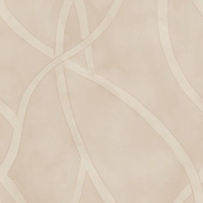 Intertwined Organic Lines in earth tones with a soft texture