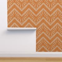 Moroccan Zig Zag in Creamy Caramel