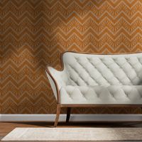 Moroccan Zig Zag in Creamy Caramel