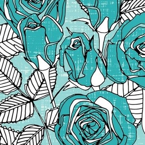 ROSES TURQUOISE