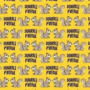 (3/4" scale) Squirrel Patrol - yellow - horizontal - C24