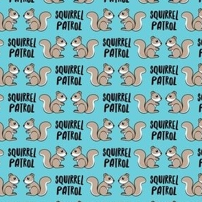 (3/4" scale) Squirrel Patrol - blue - horizontal - C24