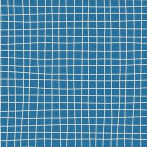 Freehand Grid - blue