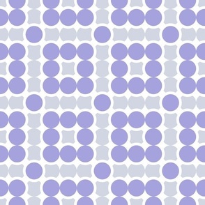 Blue circles in flat style