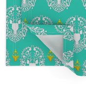 Deer Damask