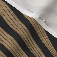 scallop fans _ lion gold mustard_ raisin black _ art deco geometric// 12 inch scallop