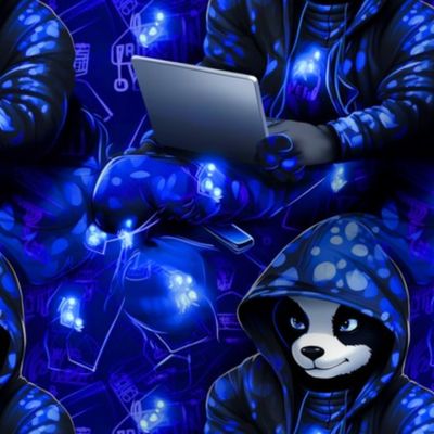 panda hacker blue small