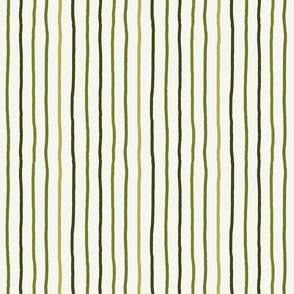 Vertical Organic Green Stripes Abstract - Eco-Friendly Nature-Inspired - Small