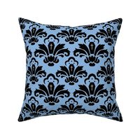 Rococo Coffin Damask French Blue